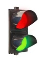LED verkeerslicht │ ø 300mm │ 12-24V DC  │ rood/groen │ zwarte behuizing │ kleurloze lenzen
