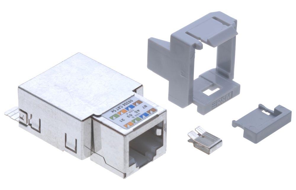 Connector │ Cat.5e │ 1xRJ45/s │ Snap-in