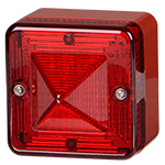 Xenon baken │ 48-230V AC/DC │ rood │ back box