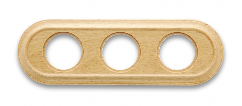 Venezia plaque de finition oval 3 modules eik