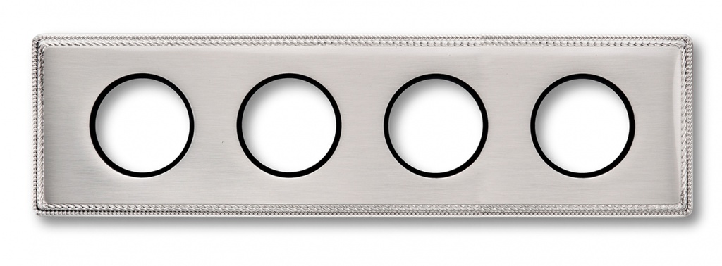 Venezia frame 4 elements nickel