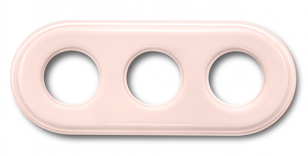 Garby Colonial plaque de finition 3 modules porcelaine Camille