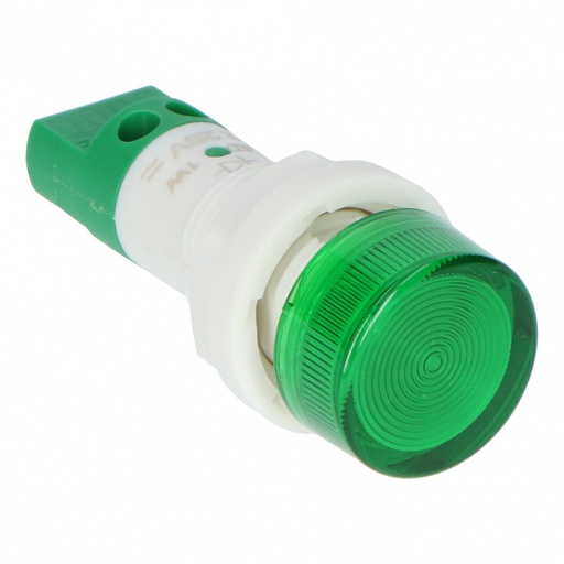 [07-3130-L2-028Z] LED pilot light 28-50V DC without ring for Ø13mm green