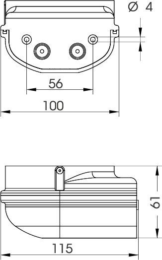 Basis-pips-basis-haakse-montage-120240-v-ac-grijs-tt