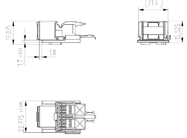 Jack-connection-module-cat6-1xrj45u-special-20x-tt