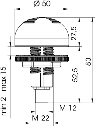Buzzer-m22-multifunctionele-buzzer-1224-v-acdc-lichtgrijs-qc-m12-4-pin-connector-tt