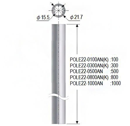 Aluminium-paal-aluminium-paal-800mm-diam-22mm-tt