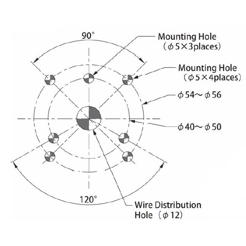 Sokkel-cirkelvormige-multi-pitch-sokkel-voor-n-type-aluminium-paal-gebroken-wit-tt