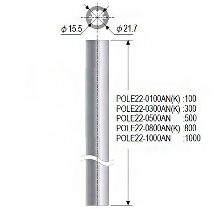 Aluminium-paal-aluminium-paal-100mm-diam-22mm-zwart-tt