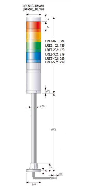 Signaaltoren-led-signaaltoren-diam-40mm-24v-dc-paalmontagekabel-off-white-tt