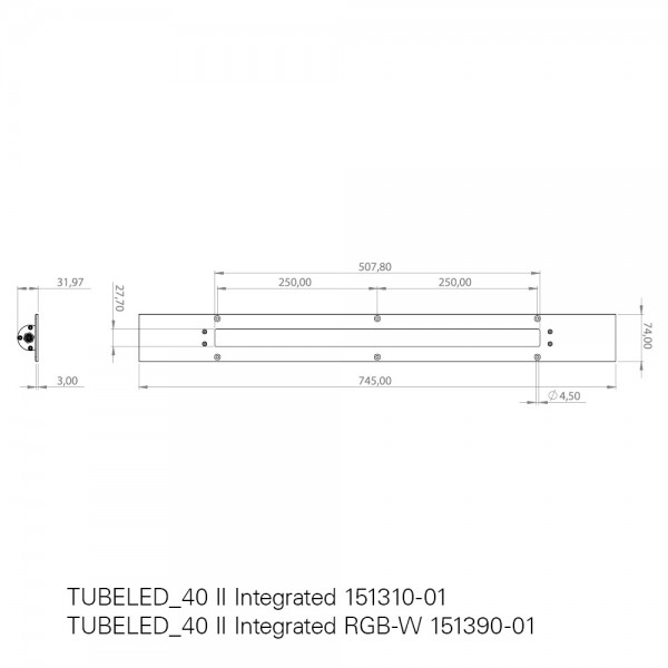 TUBELED 40 II RGB-W Integrated