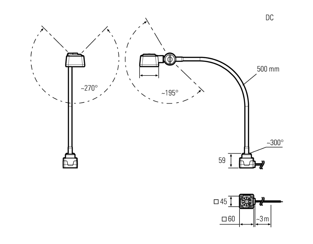 CENALED SPOT, Flexarm
