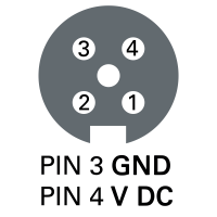 Voeding | Desktop | 24VDC/60W/2,5A | M12 connector