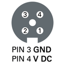 Voeding | Desktop | 24VDC/60W/2,5A | M12 connector