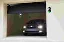 PIPS | LED verkeerslicht | 12-24V DC | rood/groen | zwarte behuizing met heldere lenzen