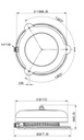 Bel │ 215mm │ 230V AC │ IP66