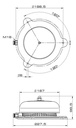 Bel │ 165mm │ 230V AC │ IP66