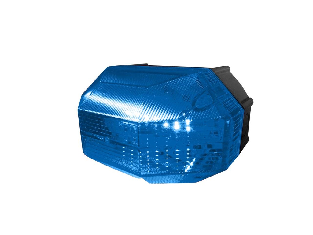 High Power Flitser │ LED baken │ rood/kleurloze lens