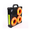 Koffer met 6 LED modules | oranje/rood/blauw/groen | magnetisch | op batterij