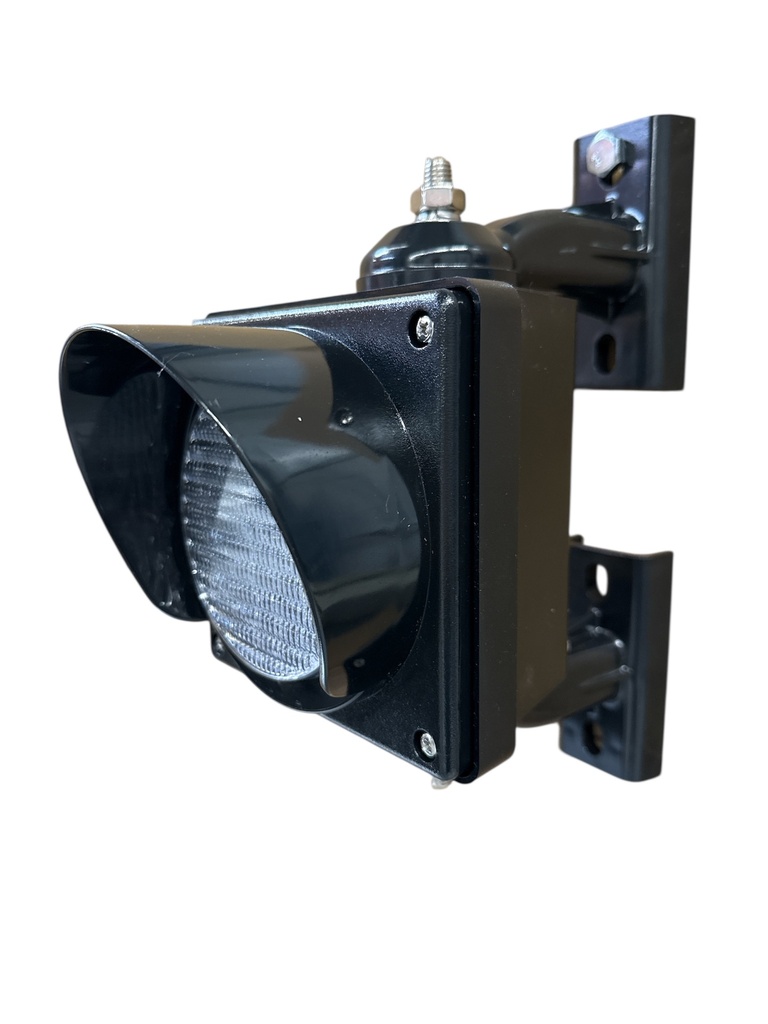 LED verkeerslicht │ 12-24V DC  │ groen │ zwarte behuizing │ kleurloze lens │ ø 100mm