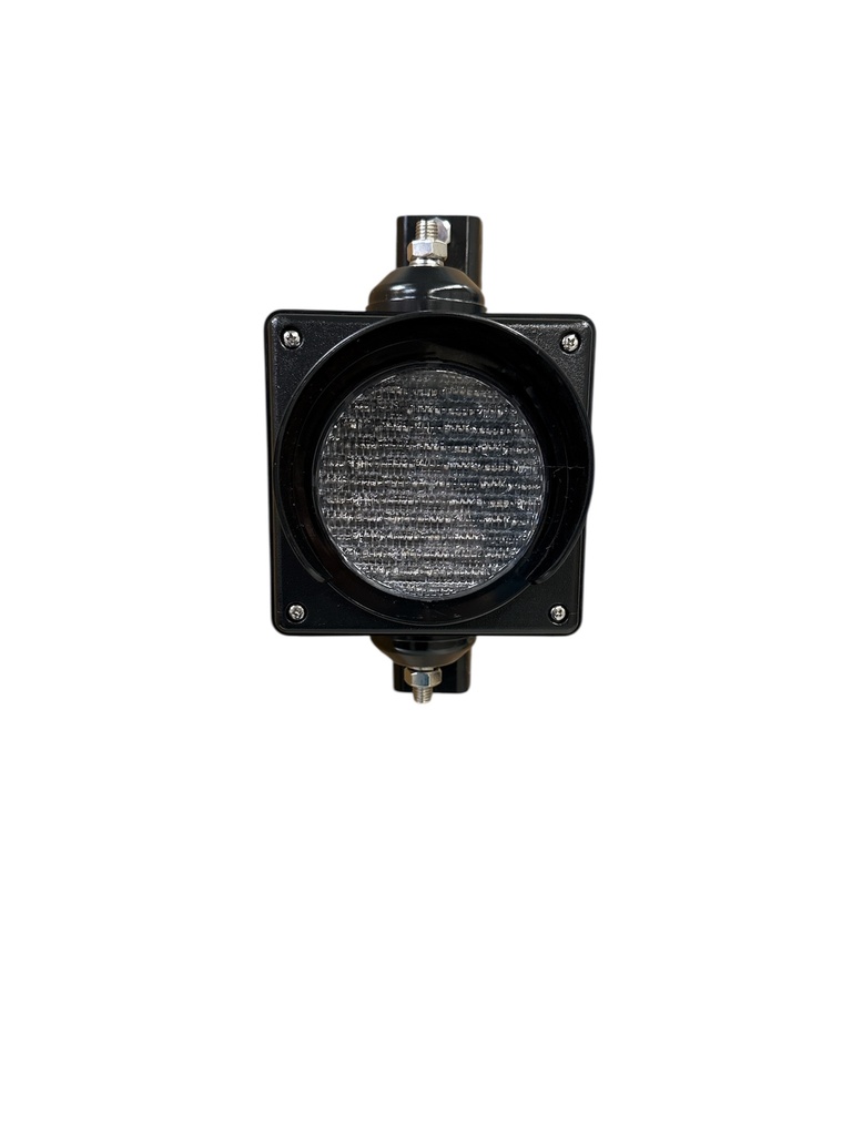 LED verkeerslicht │ 12-24V DC  │ groen │ zwarte behuizing │ kleurloze lens │ ø 100mm