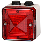 LED baken │ 12 & 24V DC │ rood │ M20