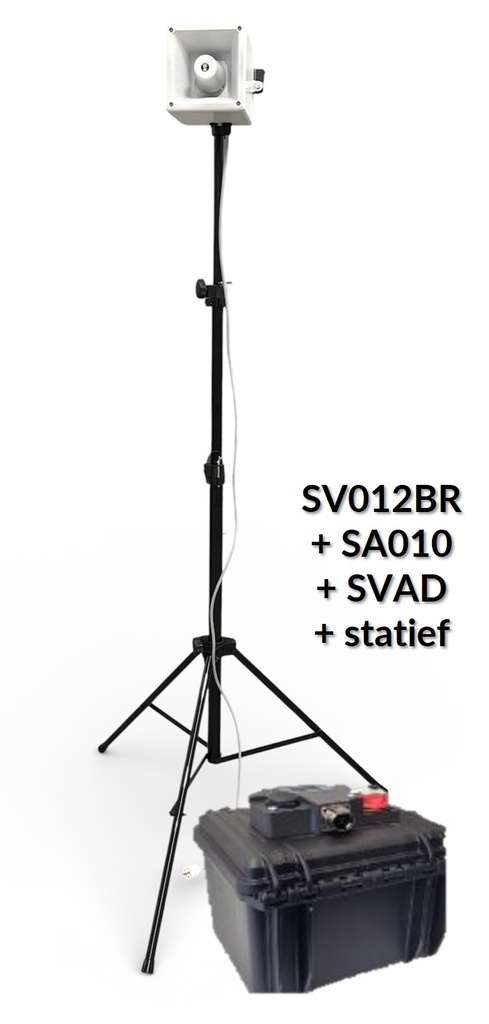 SmartVOX® mobile Siren │ waterproof connector │LoRa radio │ works with external battery SA010