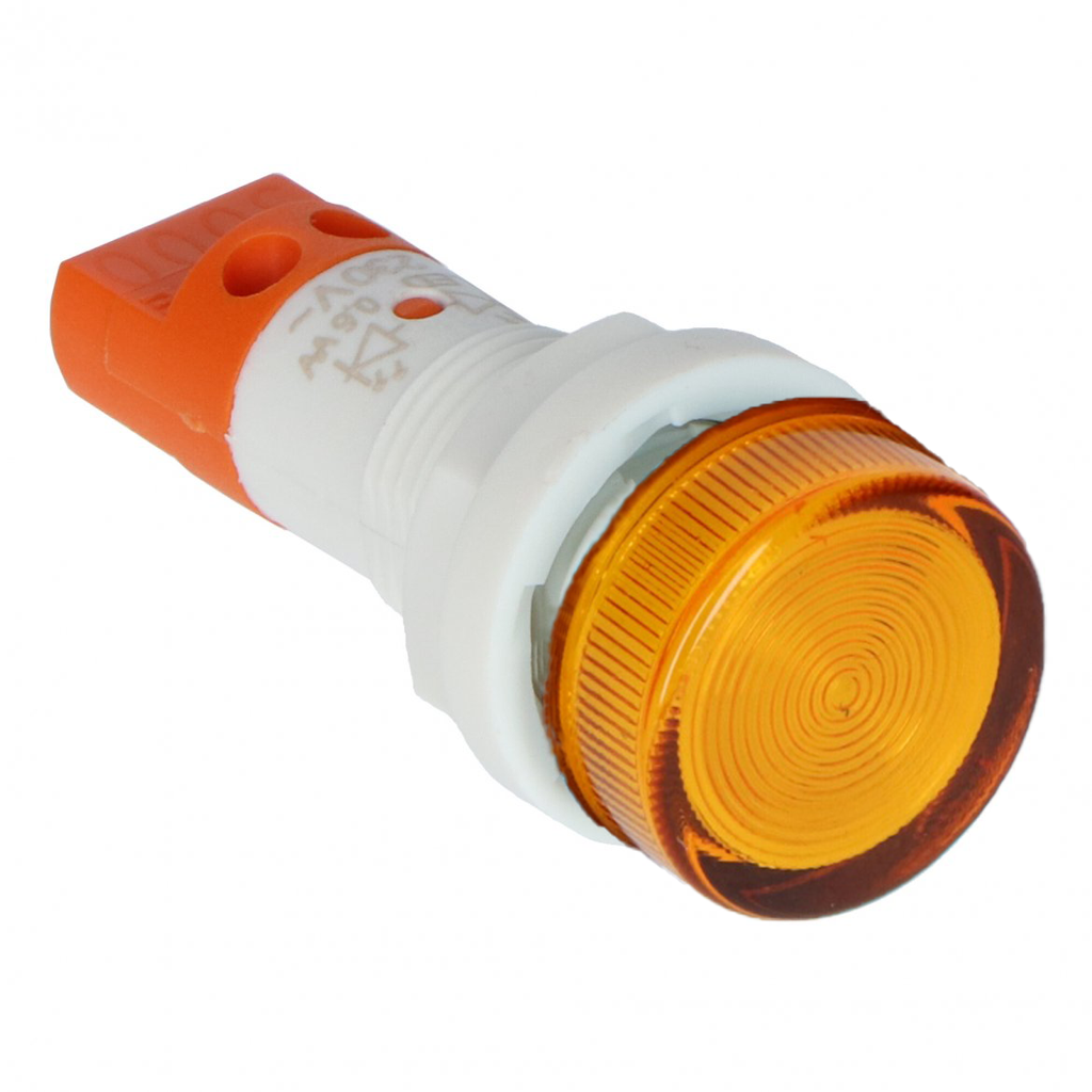 Voyant à LED │ 110-230V AC │ sans anneau │ Ø13mm │ orange