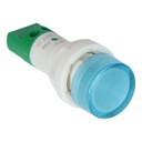 LED pilot light 28-50V DC without ring for Ø13mm blue