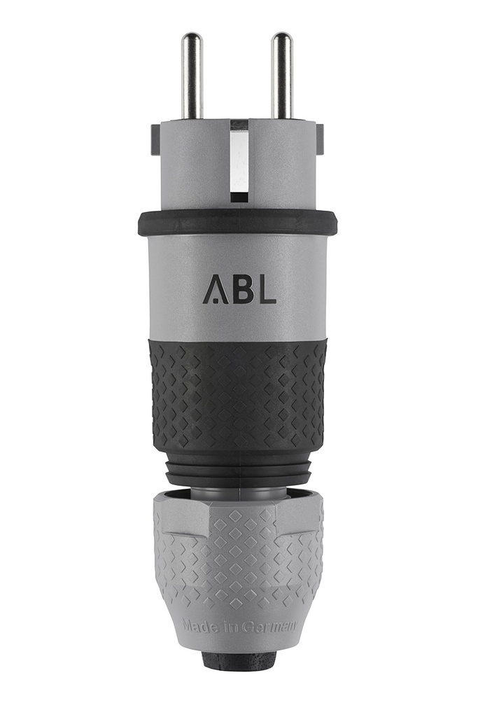 Ultra-II plug 16A/II+A-IP54 black/grey