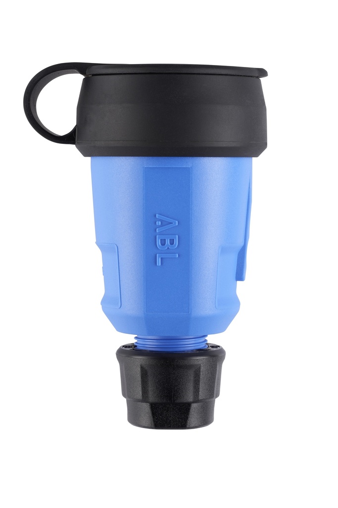HIGHTECH │ Elamide koppelstekker │ II+A │ 16A/250V │ blauw