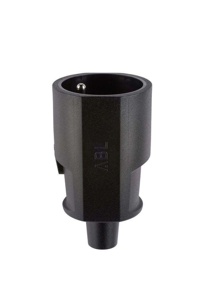 COMPACT │ koppelstekker │ II+A │ 16A/250V │ zwart