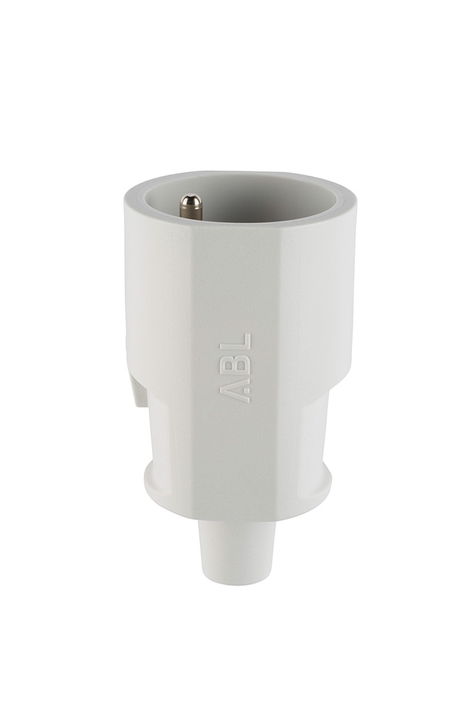 PVC coupling plug with child safety II+A 16A/250V grey