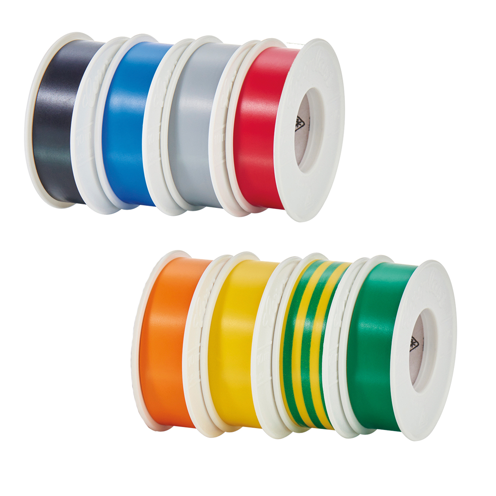 Electrical insulation tape with flanges