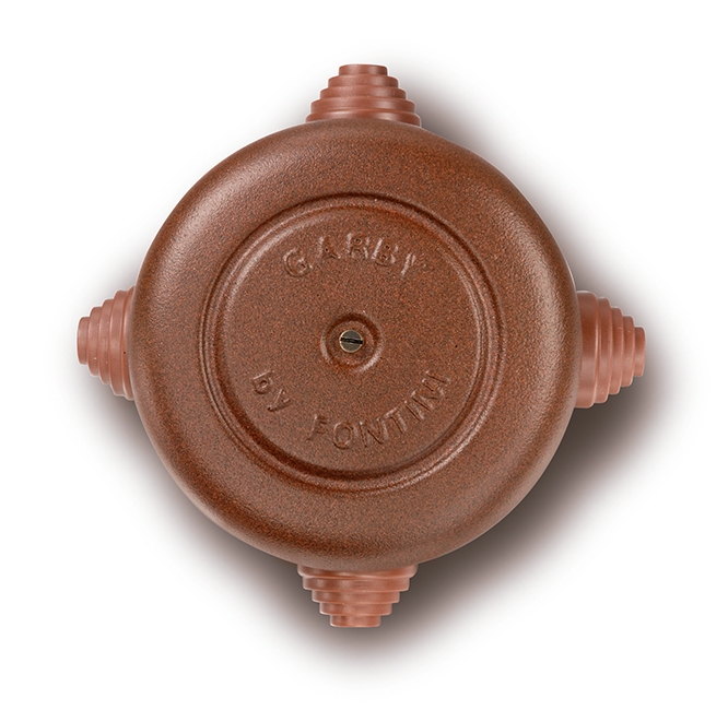 Garby aftakdoos Ø108mm verouderd metaal