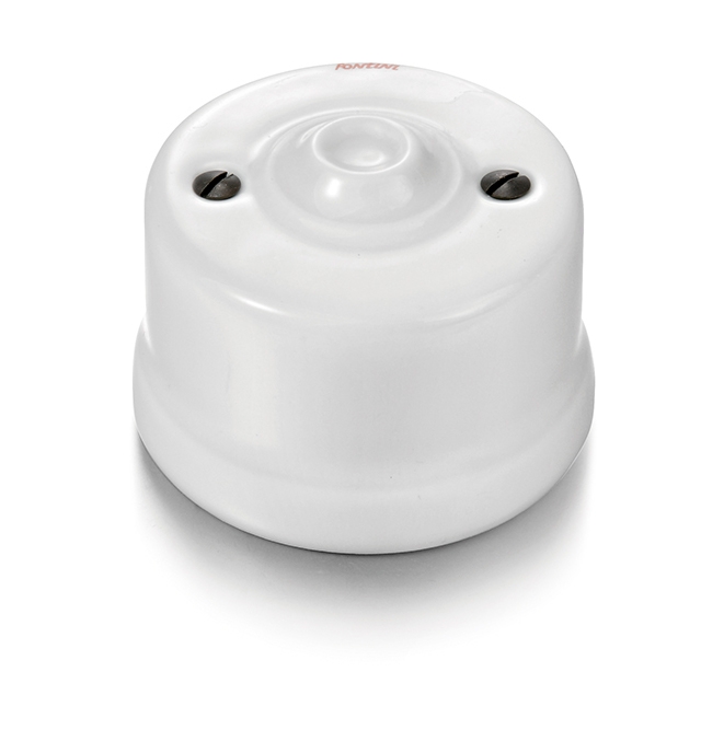 Garby couvercle aveugle porcelaine blanc