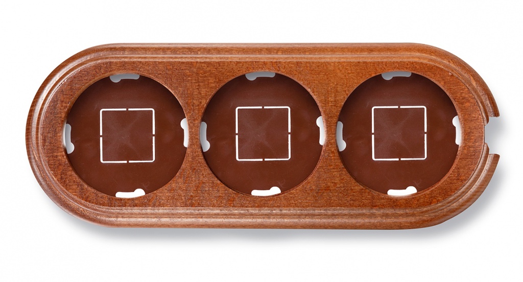 Garby basis 3 modules verticaal met ingang hout honing