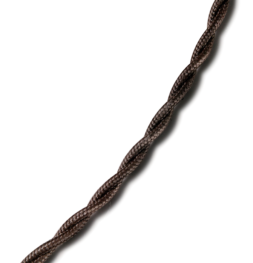 Garby fireproof cable 2x1,5mm² 750V PVC wires FIB braiding brown 50m