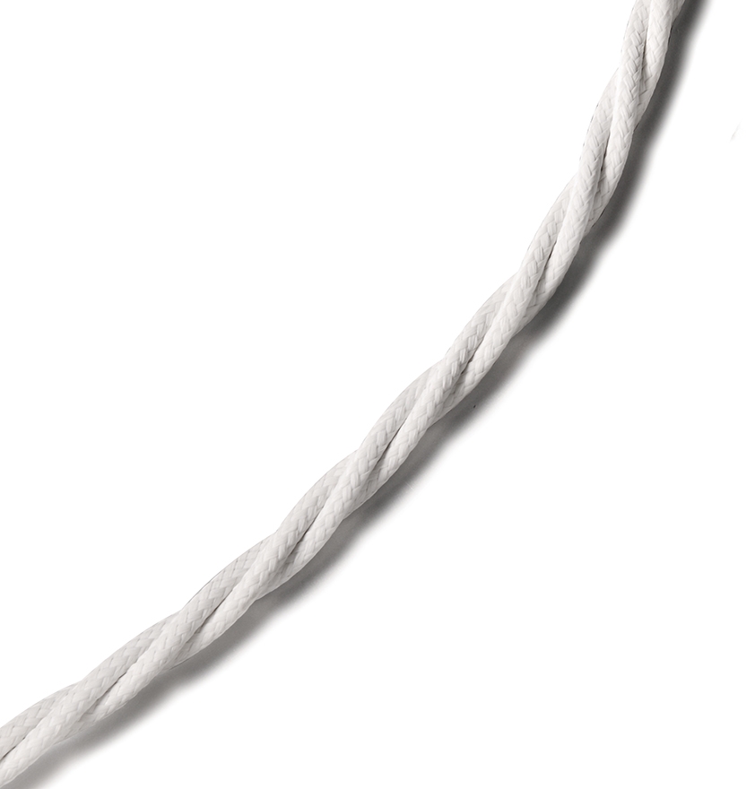 Garby vuurvaste kabel 3x1,5mm² 750V PVC aders FIB omvlechting wit  50m