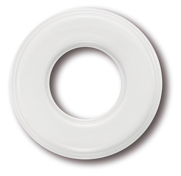 Garby Colonial frame 1 element white porcelain