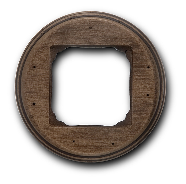 Garby Colonial frame 1 element for square element aged beech