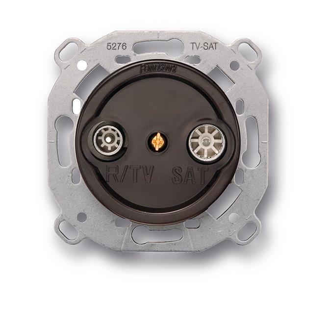 Garby Colonial final socket TV/SAT black