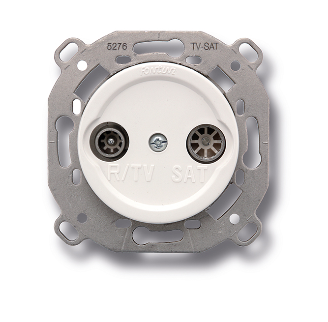 Garby Colonial TV/SAT intermediate socket A white