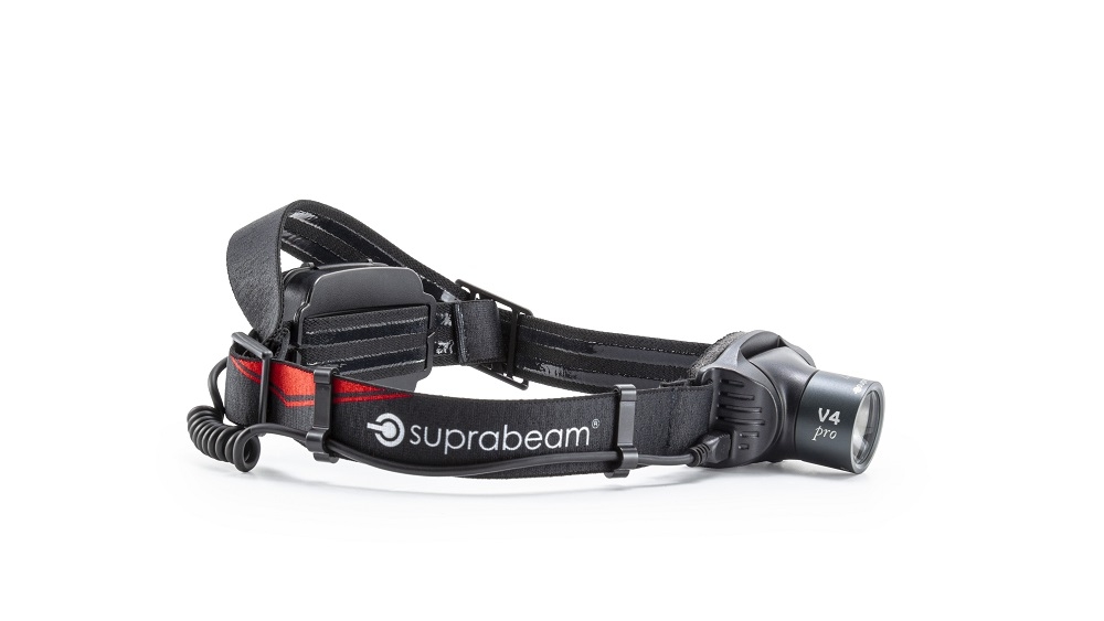 V4pro rechargeable │ rechargeable LED headlamp │ 850lm │ Li-po battery │ pouch