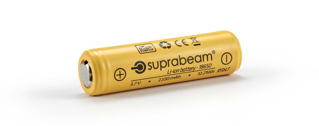 Li-ion battery 18650 │ 2200mAh │ 8,14Wh │ 3,7V