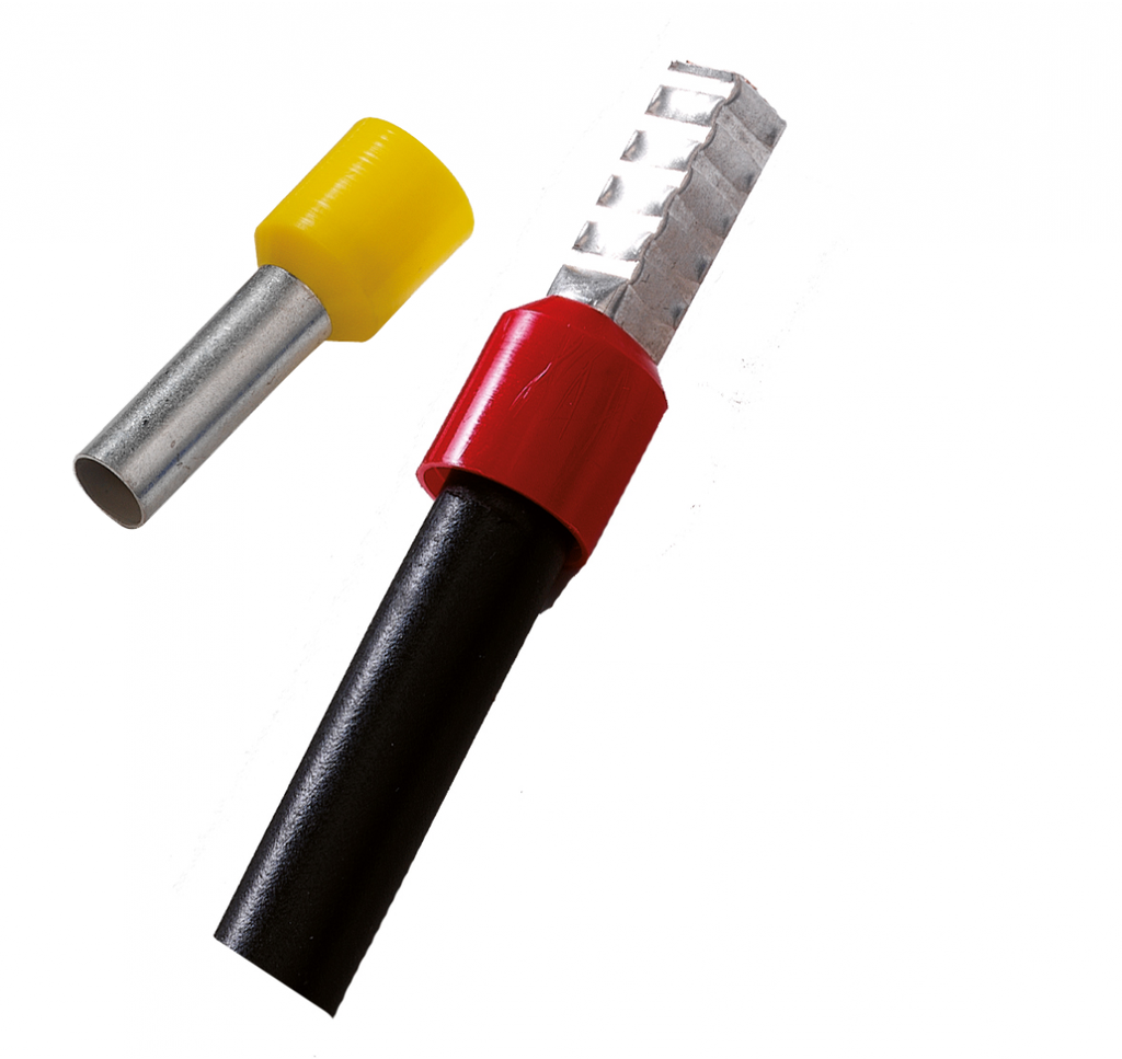 Cable end-sleeve green 6mm² - L = 12mm