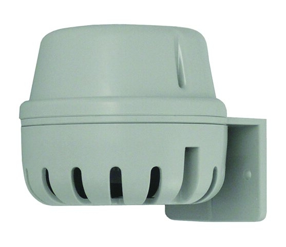 Signal horn, max. 100dB @ 1m, 40-260V AC/DC, grey