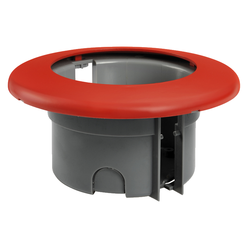 PIPS base flush mount 12-24V AC/DC red