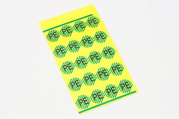 Zelfklever PE - Ø16mm (20 labels per vel)