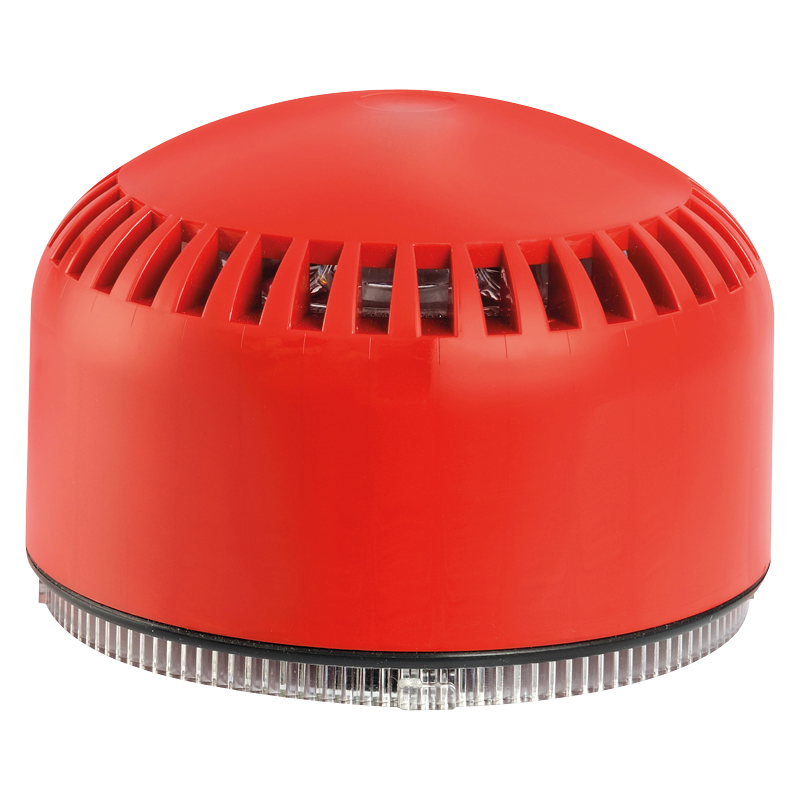 Sirène incendie │ 100dB │ rouge